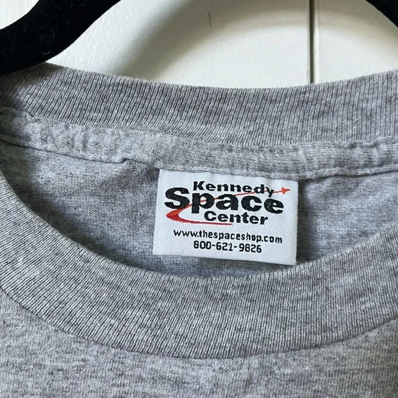Vintage Kennedy Space Center Columbia T-shirt Gray XL Made in USA  90's - Picture 3 of 5